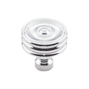 Top Knobs Brixton Ridged Knob 1 1/4 Inch - Stellar Hardware and Bath 