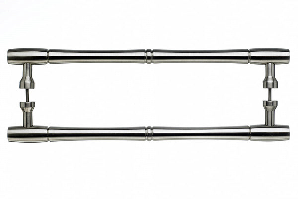 Top Knobs Nouveau Bamboo Door Pull Back to Back 18 Inch - Stellar Hardware and Bath 