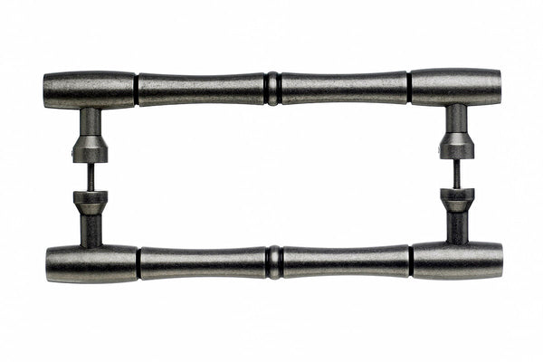 Top Knobs Nouveau Bamboo Door Pull Back to Back 8 Inch - Stellar Hardware and Bath 