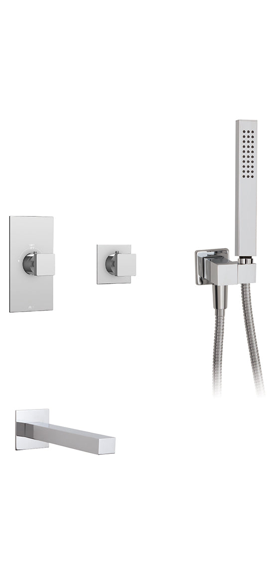 Aqua Brass SFD06G Shower faucet D6G – CalGreen compliant option - Stellar Hardware and Bath 