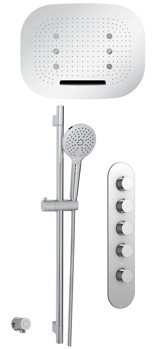 Aqua Brass SFT01 Shower faucet T1 - Stellar Hardware and Bath 
