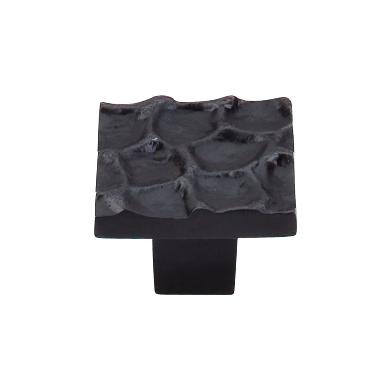 Top Knobs Cobblestone Square Knob 1 3/8 Inch - Stellar Hardware and Bath 