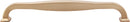 Top Knobs Contour Appliance Pull 12 Inch - Stellar Hardware and Bath 