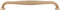 Top Knobs Contour Appliance Pull 12 Inch - Stellar Hardware and Bath 