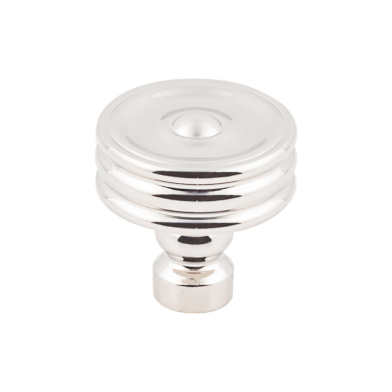 Top Knobs Brixton Ridged Knob 1 1/4 Inch - Stellar Hardware and Bath 