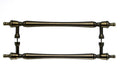 Top Knobs Somerset Finial Door Pull Back to Back 18 Inch - Stellar Hardware and Bath 