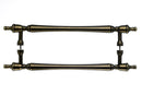 Top Knobs Somerset Finial Door Pull Back to Back 18 Inch - Stellar Hardware and Bath 