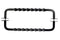 Top Knobs Twist Door Pull Back to Back 12 Inch - Stellar Hardware and Bath 
