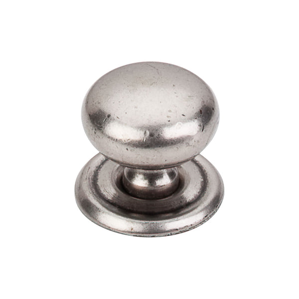 Top Knobs Victoria Knob 1 1/4 Inch w/Backplate - Stellar Hardware and Bath 