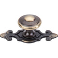 Top Knobs Canterbury Knob 1 1/4 Inch w/Backplate - Stellar Hardware and Bath 