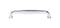 Top Knobs Contour Appliance Pull 8 Inch - Stellar Hardware and Bath 