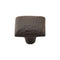 Top Knobs Square Iron Knob Dimpled 1 3/8 Inch - Stellar Hardware and Bath 