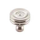 Top Knobs Brixton Ridged Knob 1 1/4 Inch - Stellar Hardware and Bath 