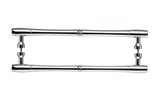 Top Knobs Nouveau Bamboo Door Pull Back to Back 18 Inch - Stellar Hardware and Bath 