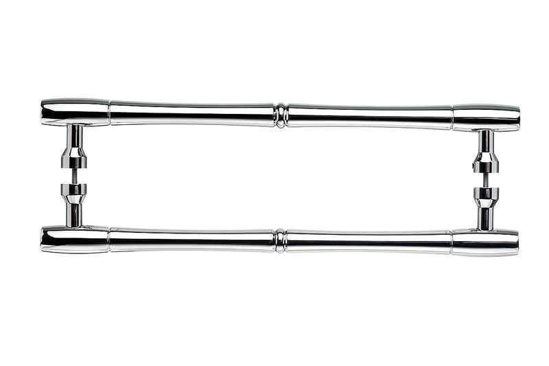 Top Knobs Nouveau Bamboo Door Pull Back to Back 18 Inch - Stellar Hardware and Bath 