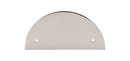 Top Knobs Half Circle Back Plate 3 1/2 Inch - Stellar Hardware and Bath 