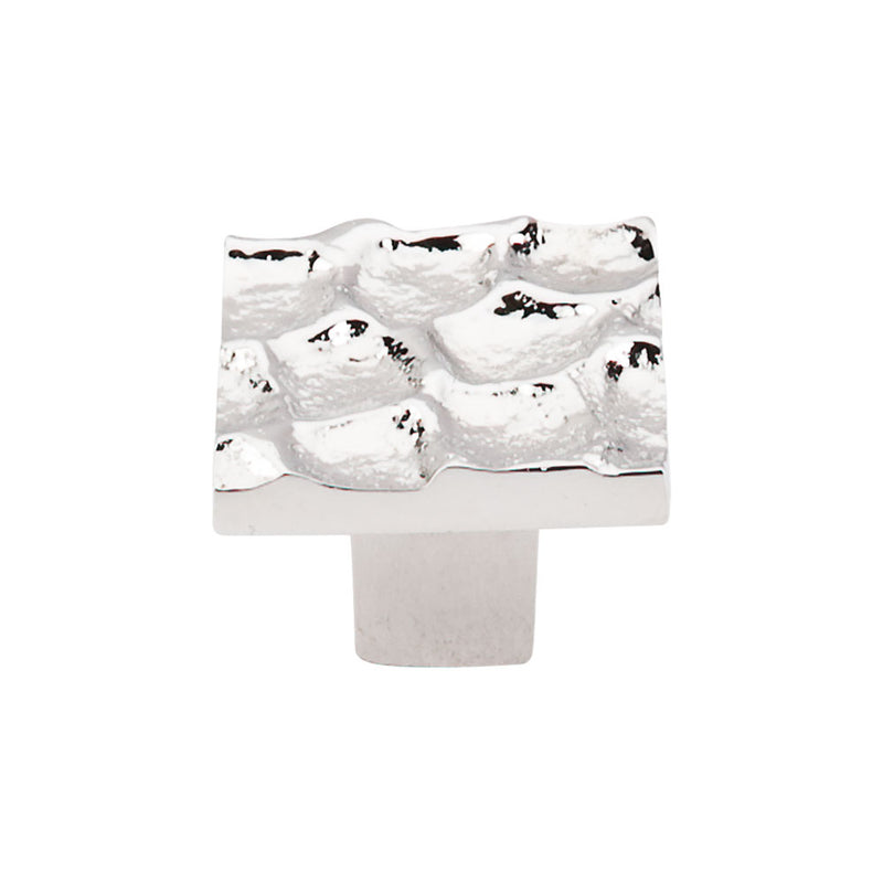 Top Knobs Cobblestone Square Knob 1 3/8 Inch - Stellar Hardware and Bath 